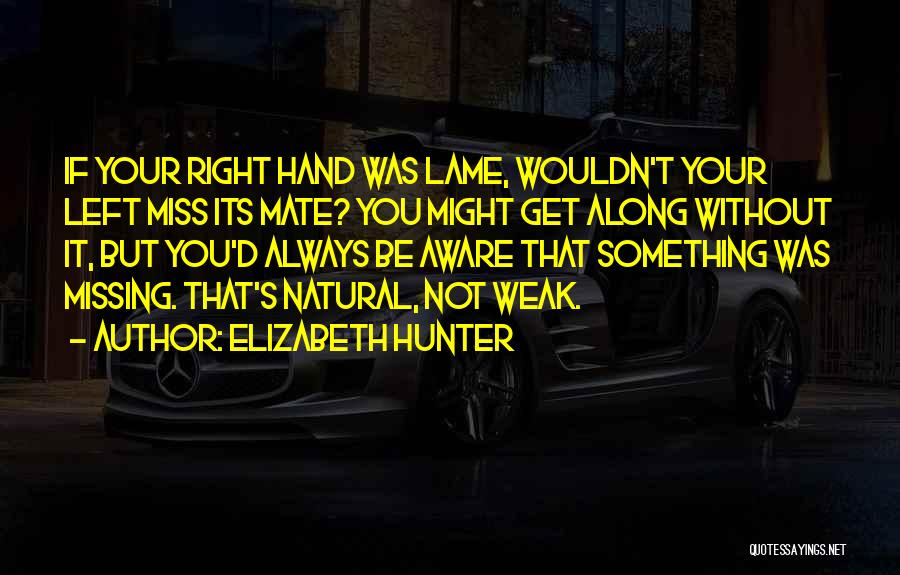 If You Miss Something Quotes By Elizabeth Hunter