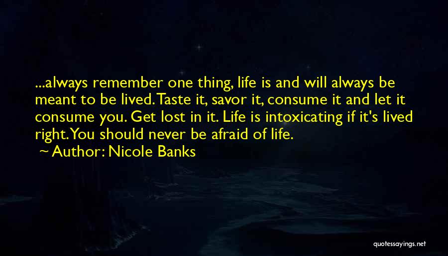 If You Never Get Lost Quotes By Nicole Banks