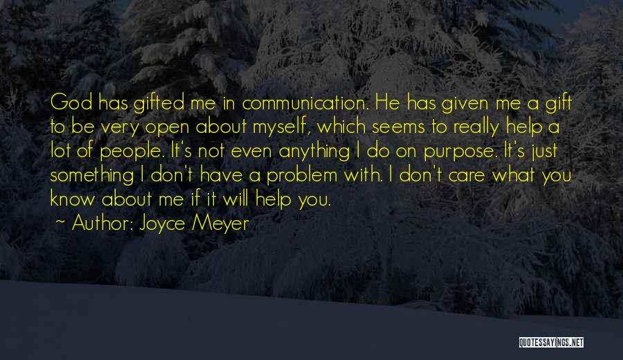 If You Really Care About Me Quotes By Joyce Meyer