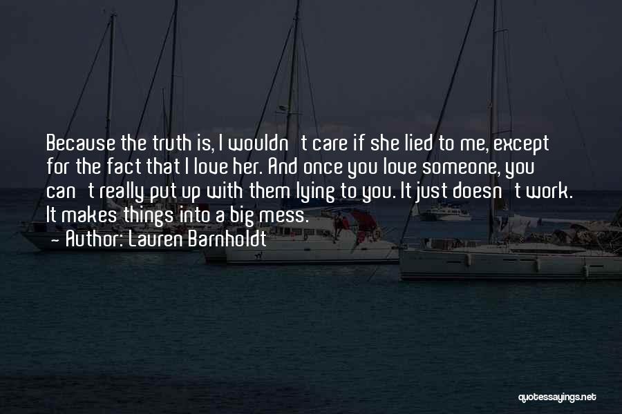 If You Really Love Her Quotes By Lauren Barnholdt