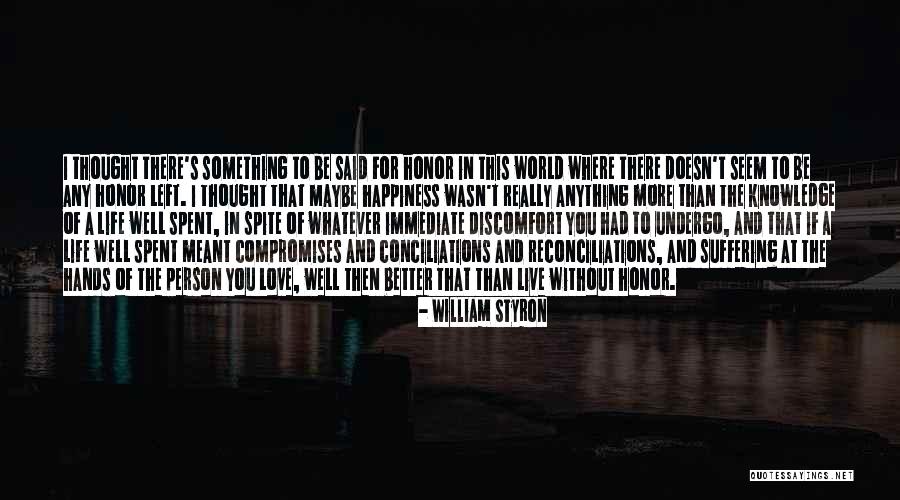 If You Really Love Something Quotes By William Styron