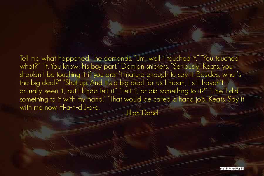 If You Say Something Mean It Quotes By Jillian Dodd If You Say Something Mean It Quotes By Jillian Dodd