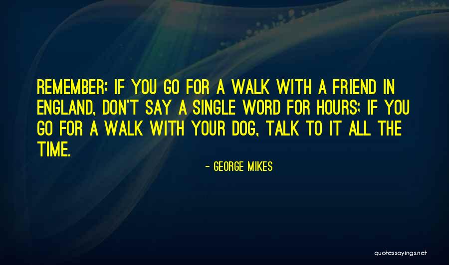 If You Single Quotes By George Mikes