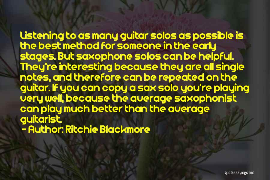 If You Single Quotes By Ritchie Blackmore