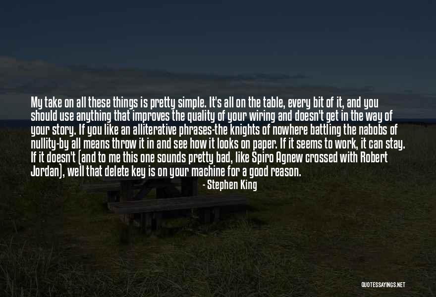 If You Stay With Me Quotes By Stephen King