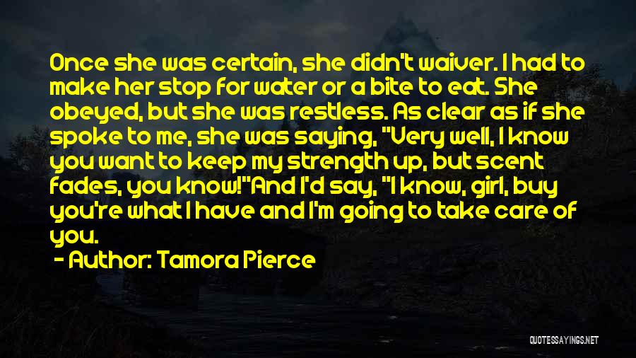 If You Stop Caring Quotes By Tamora Pierce