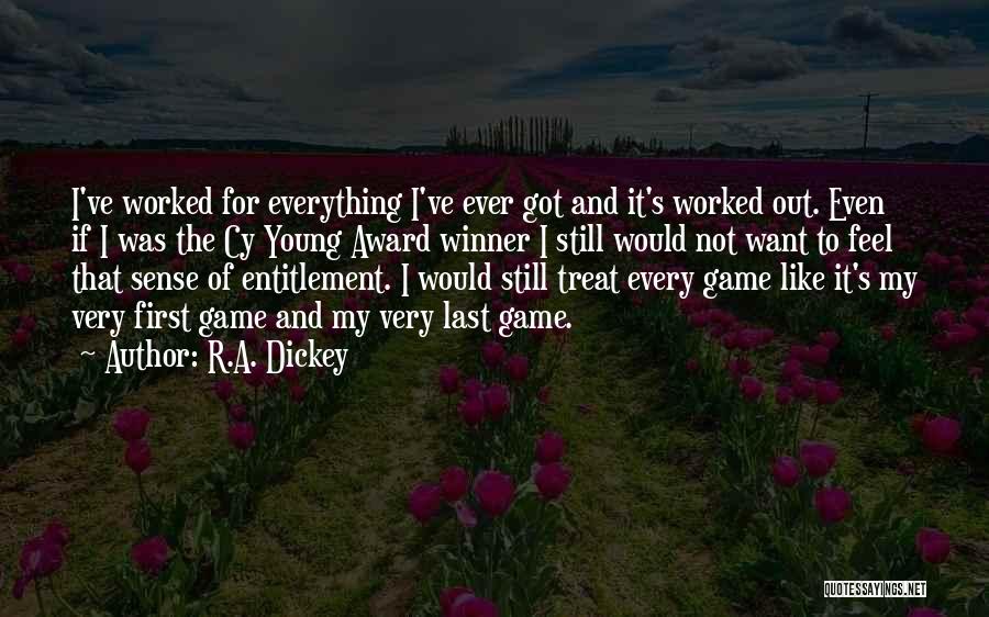 If You Treat Me Like A Game Quotes By R.A. Dickey