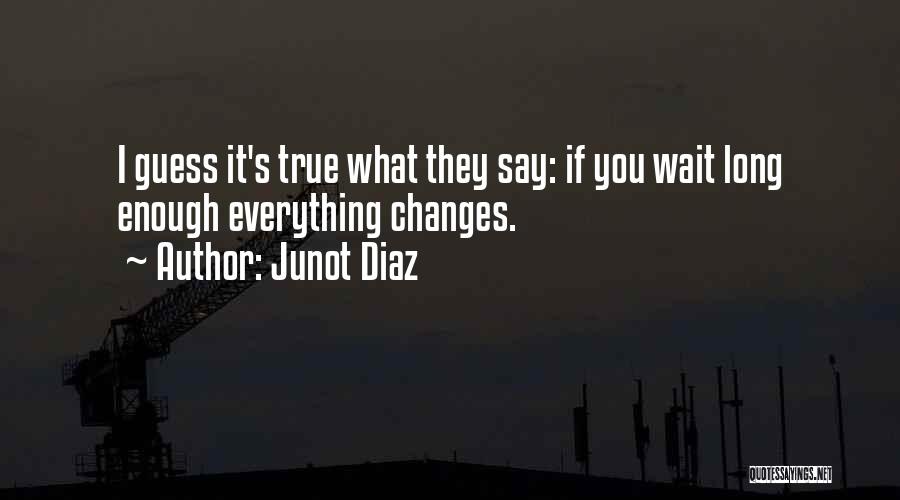 If You Wait Long Enough Quotes By Junot Diaz