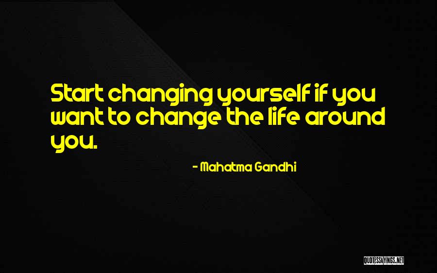 If You Want Change Quotes By Mahatma Gandhi