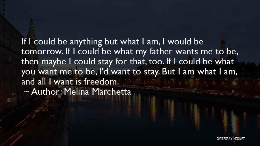 If You Want Me To Stay Quotes By Melina Marchetta