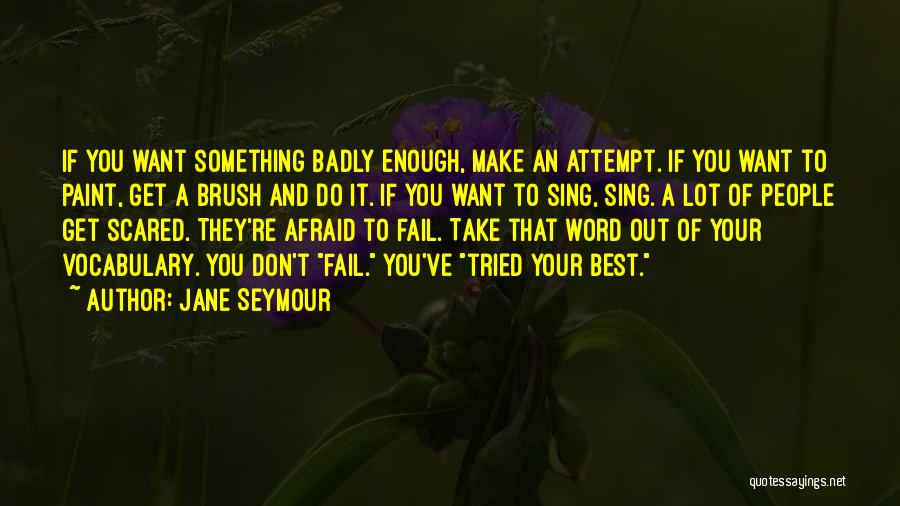 If You Want Something Enough Quotes By Jane Seymour