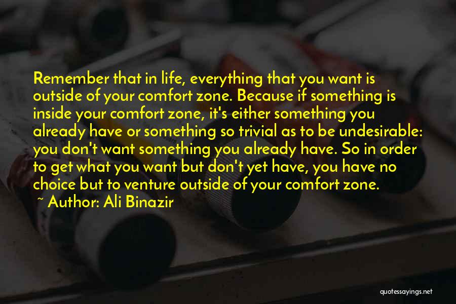 If You Want Something In Life Quotes By Ali Binazir