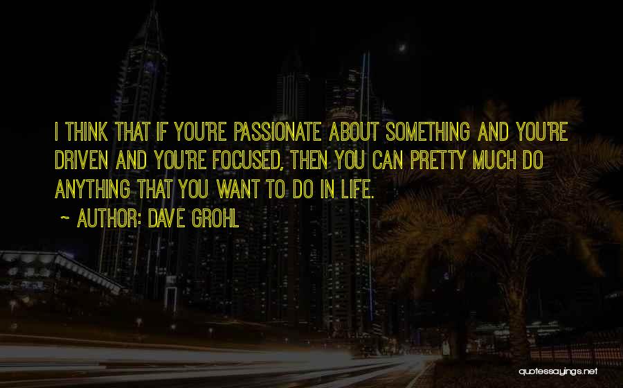 If You Want Something In Life Quotes By Dave Grohl