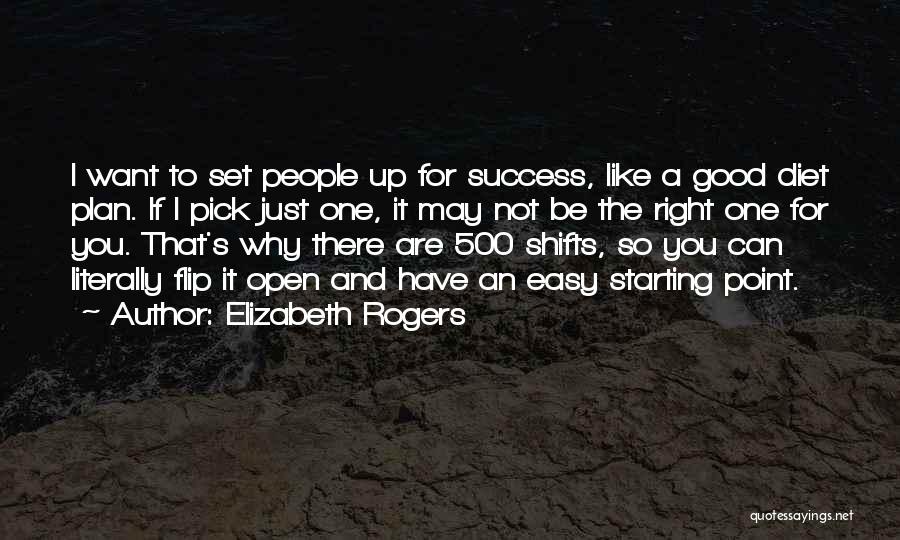 If You Want Success Quotes By Elizabeth Rogers