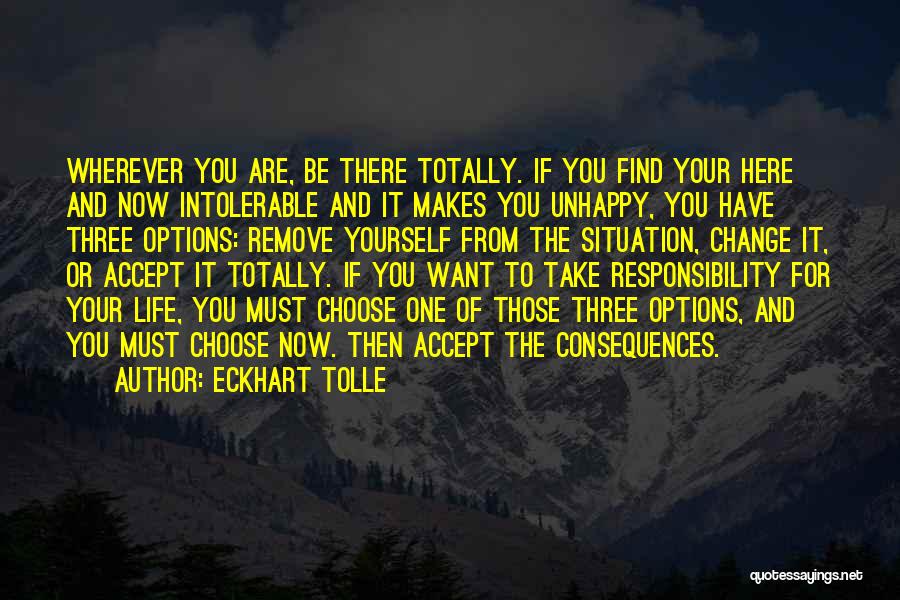 If You Want To Change Yourself Quotes By Eckhart Tolle