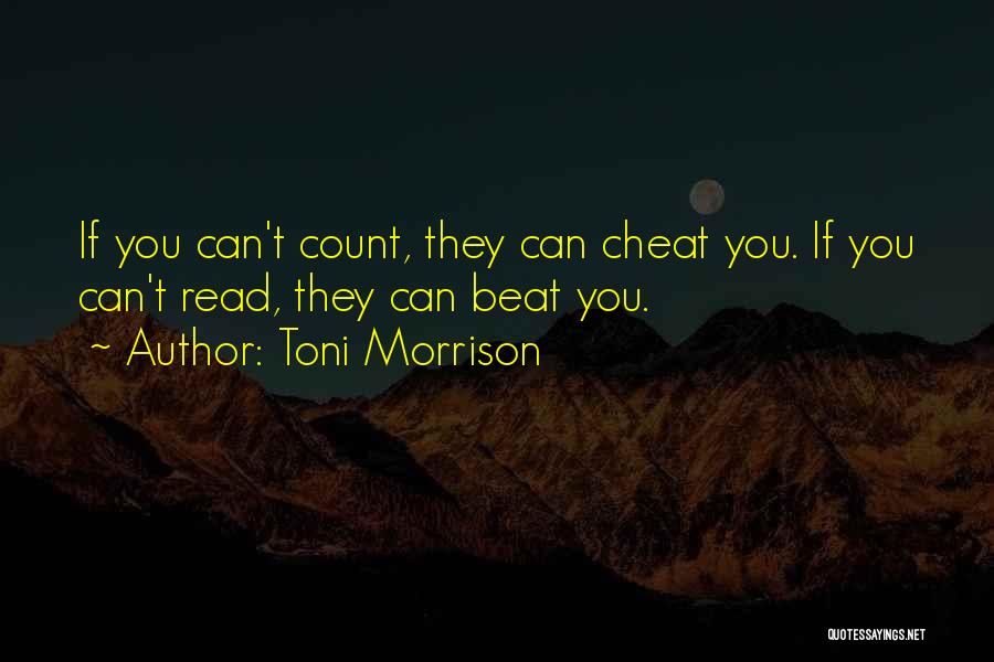 If You Want To Cheat Quotes By Toni Morrison