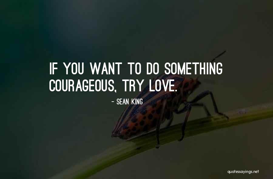 If You Want To Do Something Quotes By Sean King