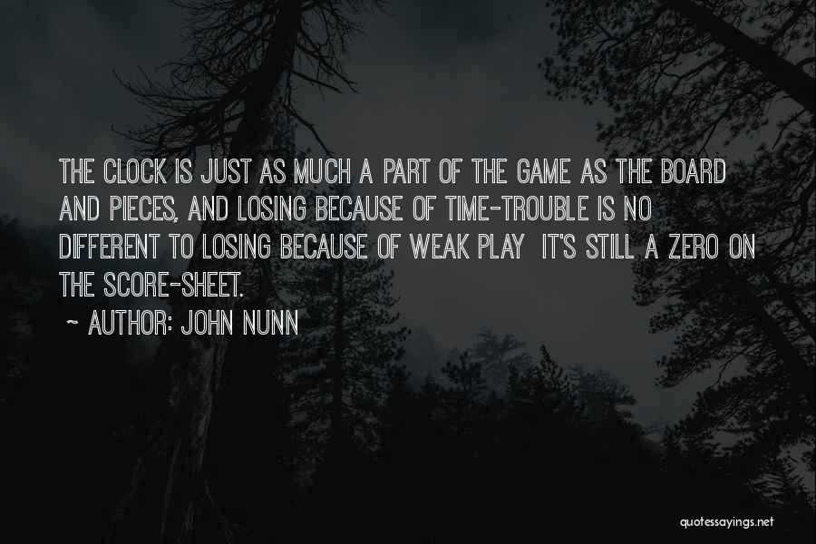 If You Want To Play Games Quotes By John Nunn