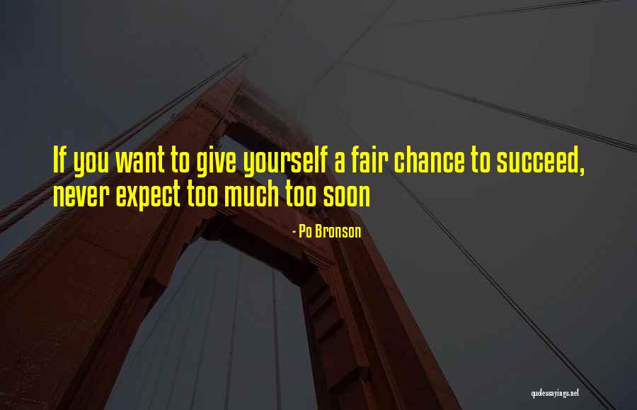 If You Want To Succeed Quotes By Po Bronson