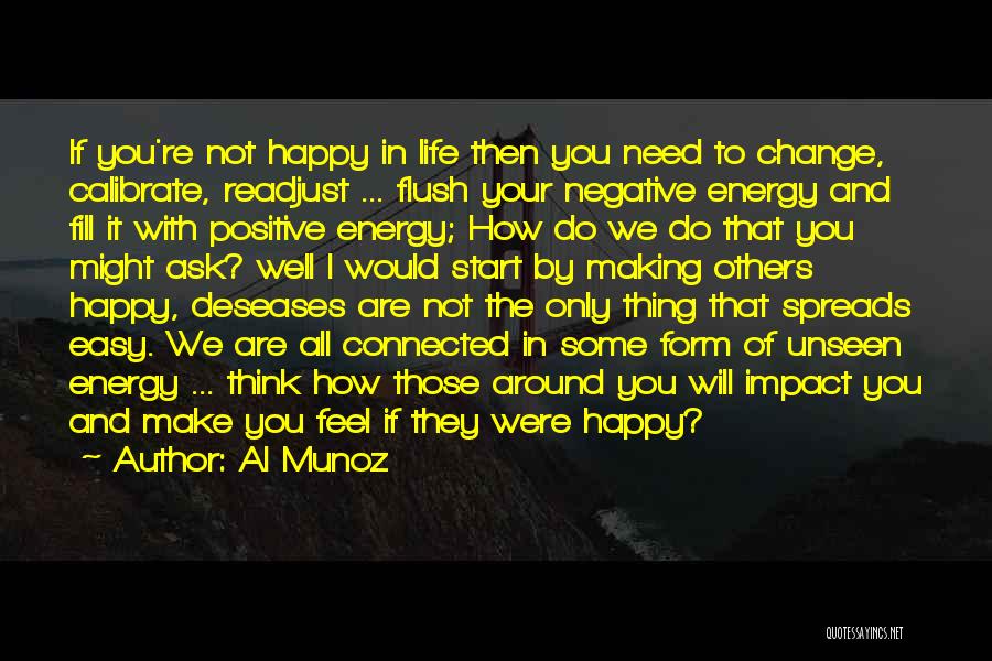 If You're Not Happy Change It Quotes By Al Munoz