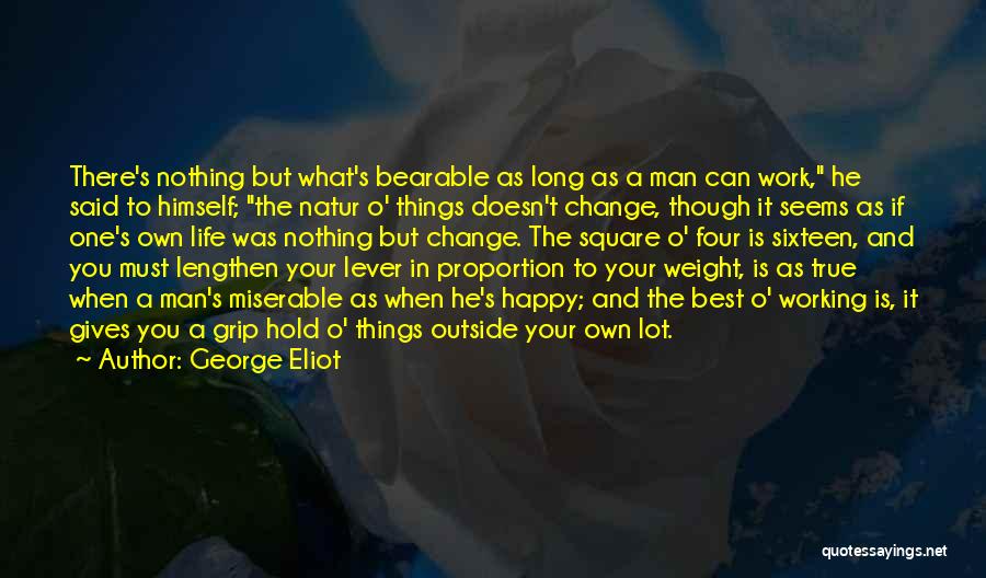 If You're Not Happy Change It Quotes By George Eliot