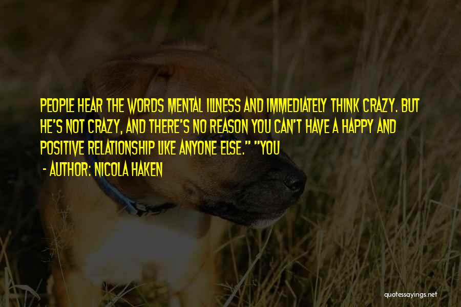 If You're Not Happy In A Relationship Quotes By Nicola Haken