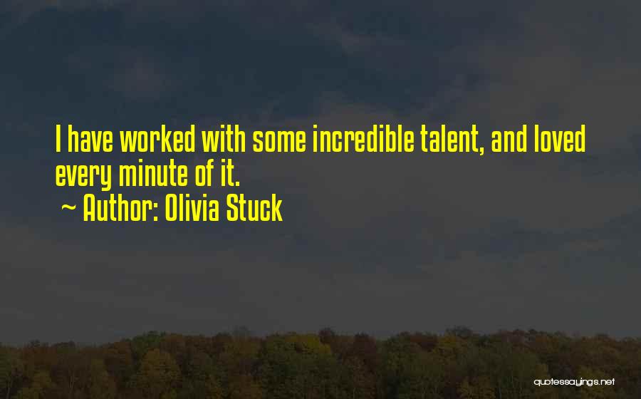 If You're Stuck In The Past Quotes By Olivia Stuck