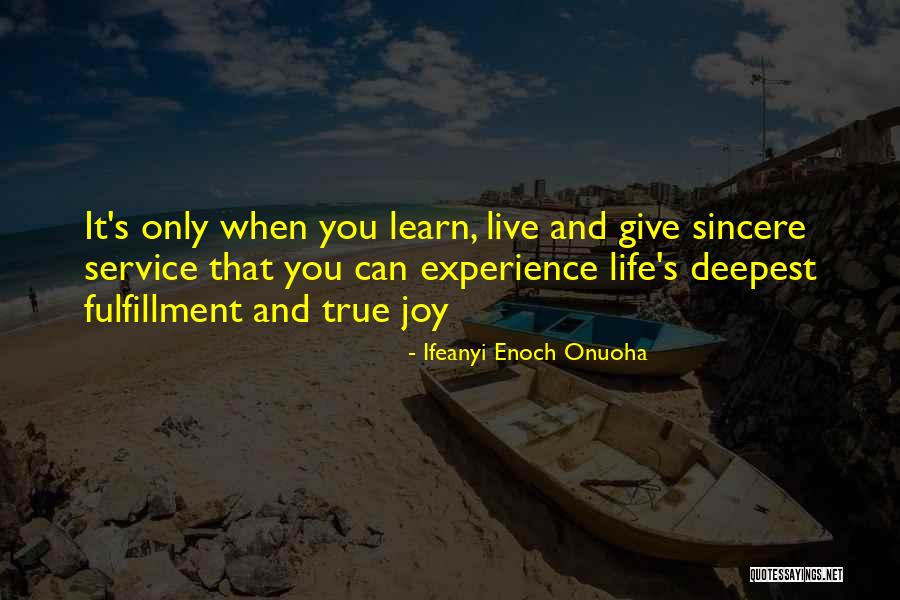 Ifeanyi Enoch Onuoha Quotes 1785479