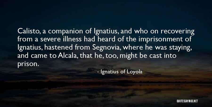 Ignatius Loyola Quotes By Ignatius Of Loyola