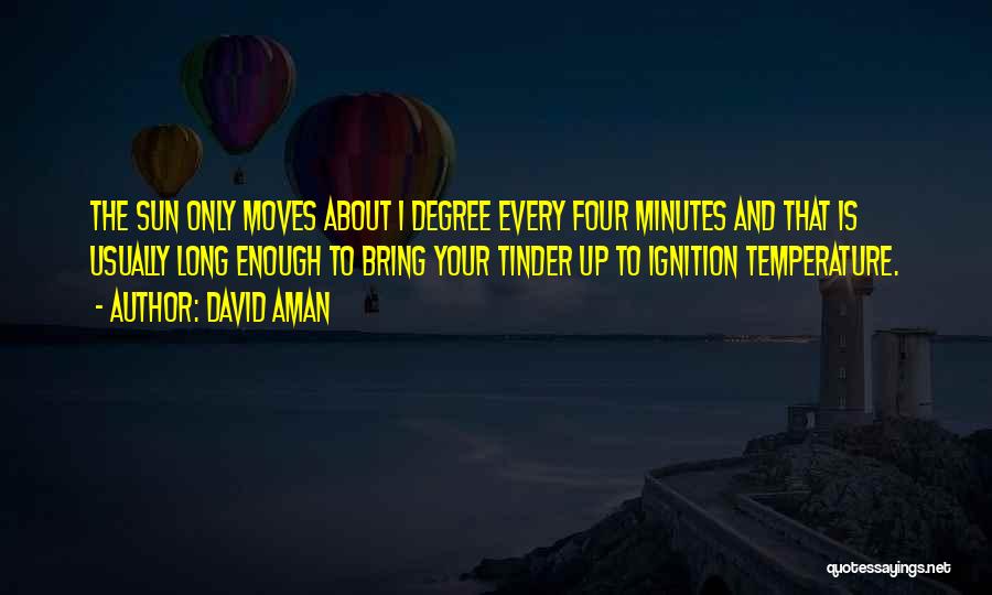 Ignition Quotes By David Aman