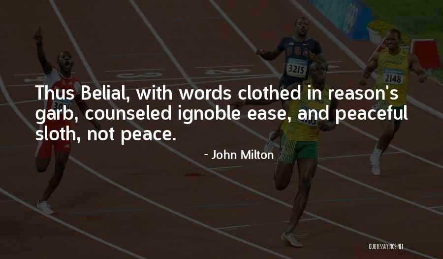 Ignoble Quotes By John Milton