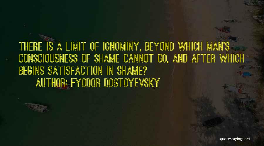 Ignominy Quotes By Fyodor Dostoyevsky