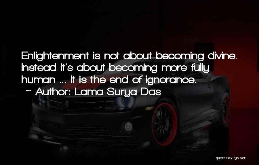 Ignorance And Enlightenment Quotes By Lama Surya Das