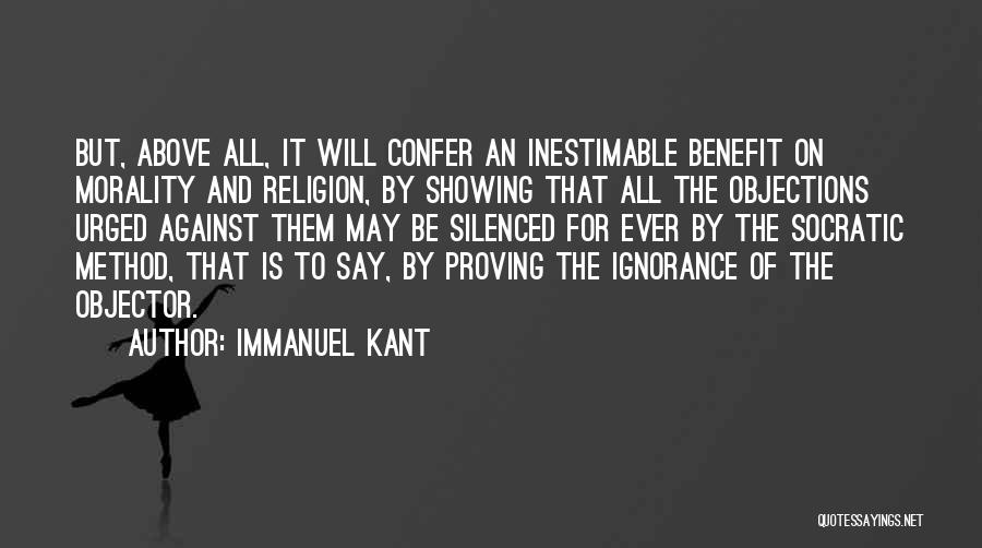 Ignorance And Religion Quotes By Immanuel Kant