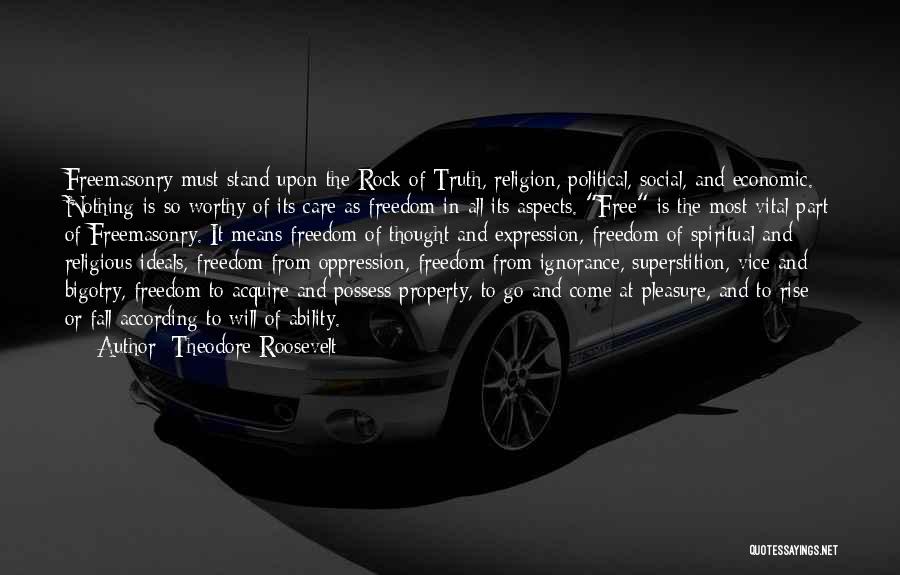 Ignorance And Religion Quotes By Theodore Roosevelt