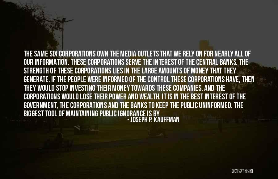 Ignorance And Self Control Quotes By Joseph P. Kauffman Ignorance And Self Control Quotes By Joseph P. Kauffman