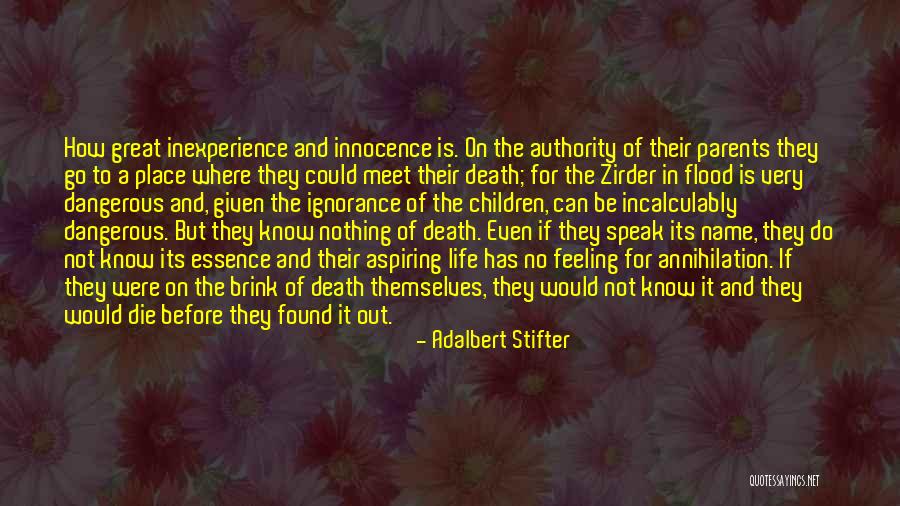 Ignorance Is Dangerous Quotes By Adalbert Stifter Ignorance Is Dangerous Quotes By Adalbert Stifter