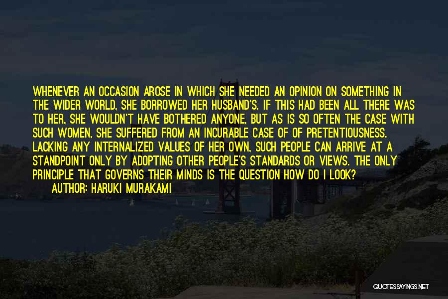 Ignorance Of Husband Quotes By Haruki Murakami