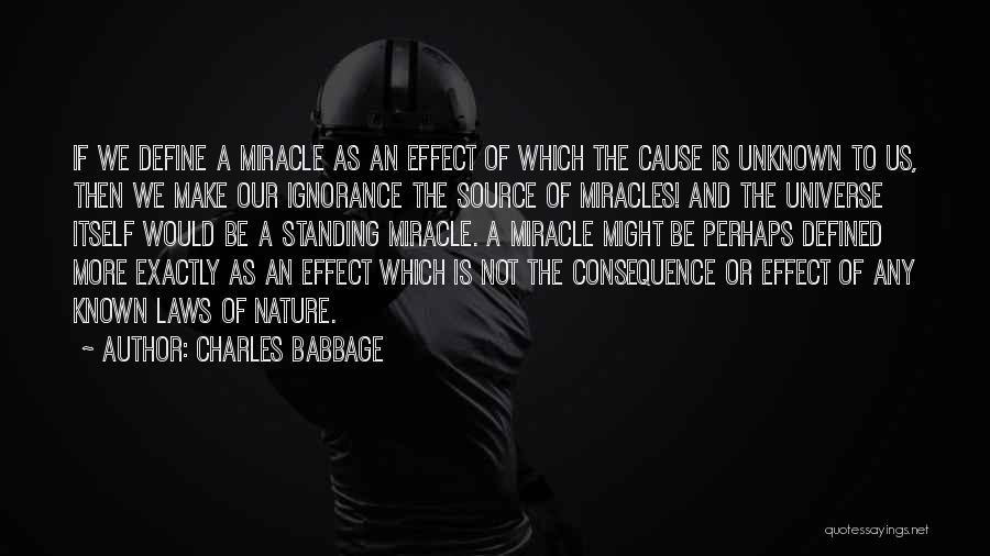 Ignorance Of The Law Quotes By Charles Babbage