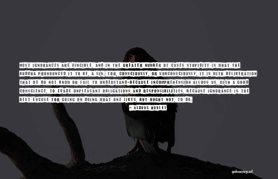 Ignorances Quotes By Aldous Huxley Ignorances Quotes By Aldous Huxley