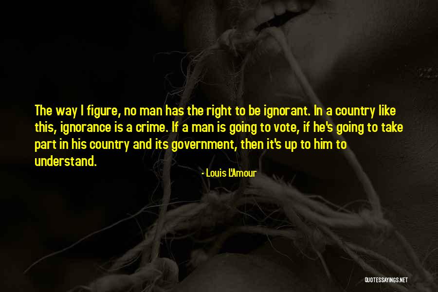 Ignorant Man Quotes By Louis L'Amour Ignorant Man Quotes By Louis L'Amour