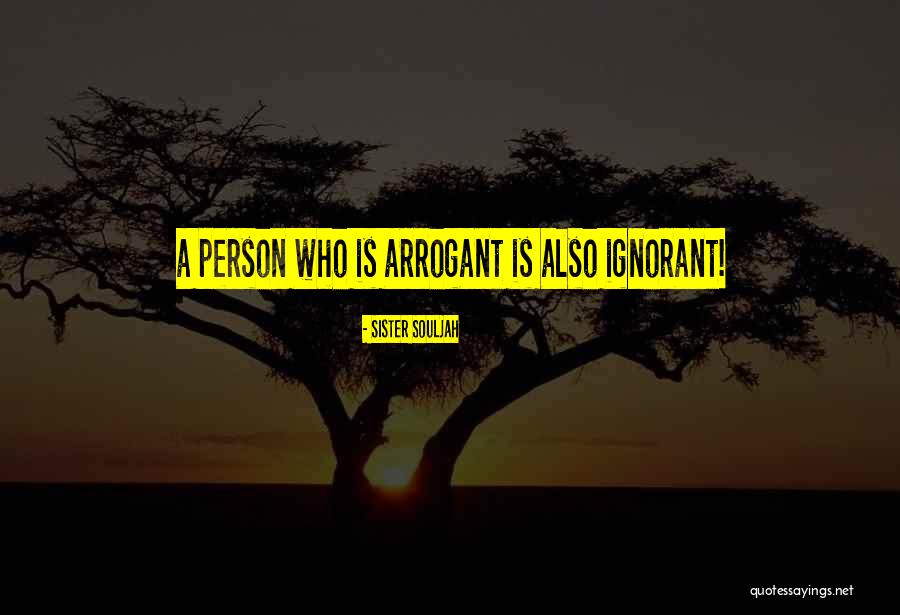 Ignorant Person Quotes By Sister Souljah Ignorant Person Quotes By Sister Souljah