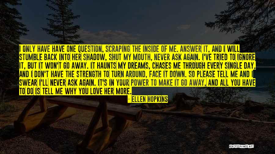 Ignore In Love Quotes By Ellen Hopkins