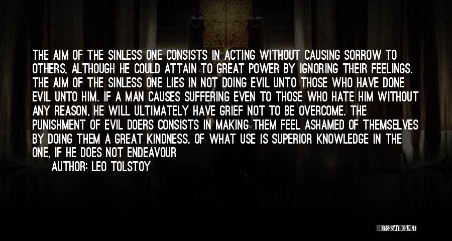 Ignoring Feelings For Someone Quotes By Leo Tolstoy