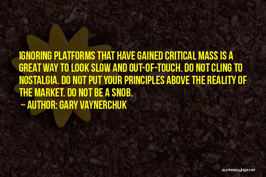 Ignoring Reality Quotes By Gary Vaynerchuk