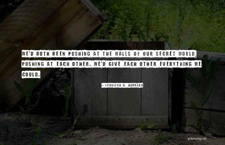 Igramalash Quotes By Jennifer R. Hubbard Igramalash Quotes By Jennifer R. Hubbard