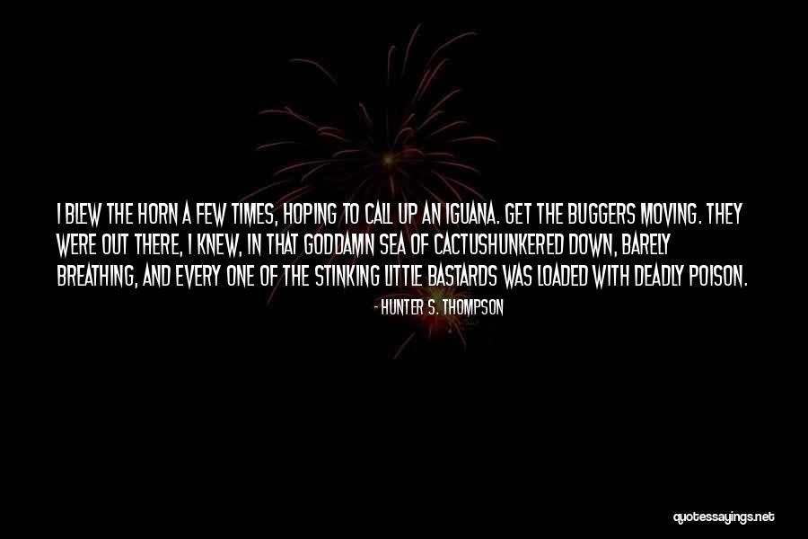 Iguana Quotes By Hunter S. Thompson Iguana Quotes By Hunter S. Thompson