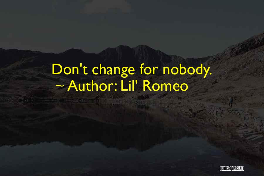 Iimindore Quotes By Lil' Romeo
