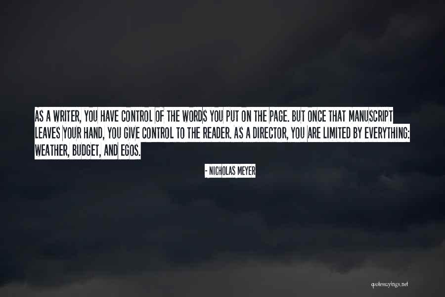Ikiye Eyirilmis Quotes By Nicholas Meyer Ikiye Eyirilmis Quotes By Nicholas Meyer