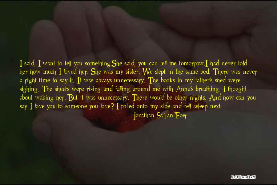 I'll Always Be Here For You Sister Quotes By Jonathan Safran Foer